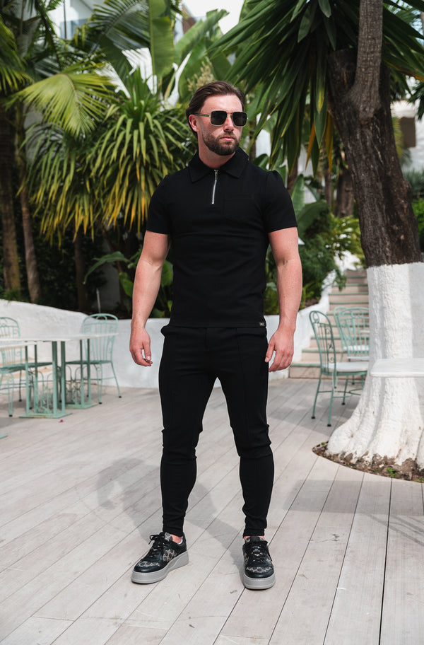 LUXE BLACK TROUSERS