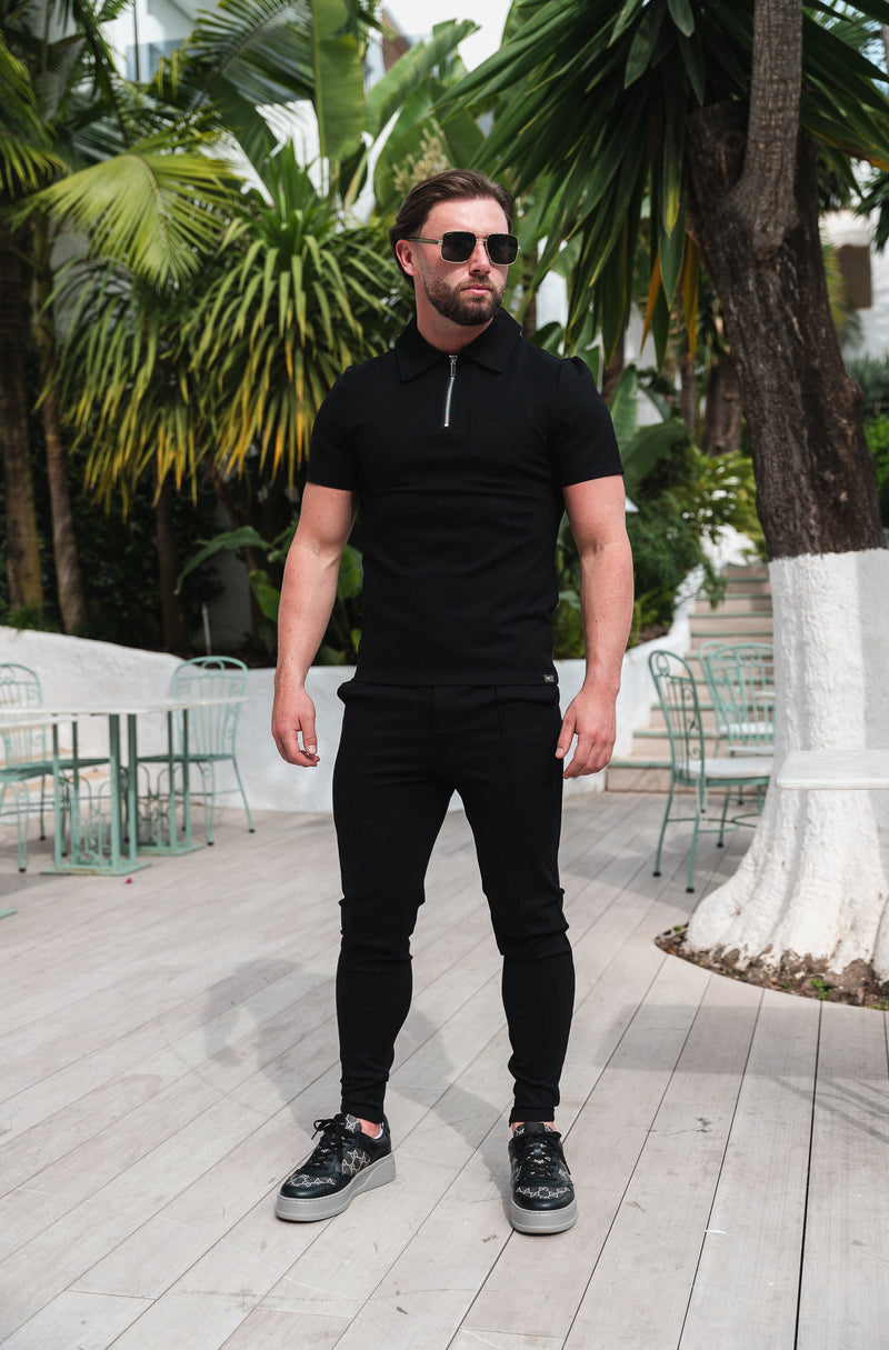 LUXE BLACK POLO