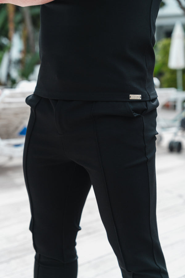 LUXE BLACK TROUSERS