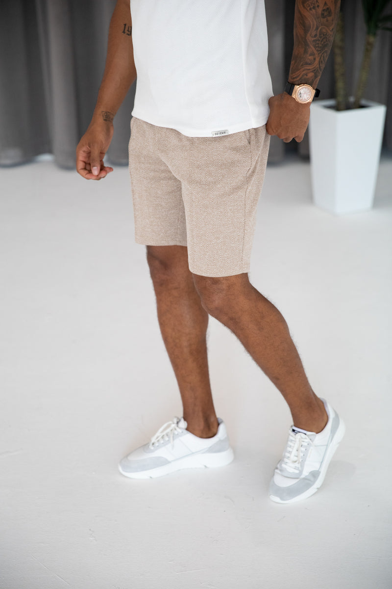 Herringbone shorts on sale